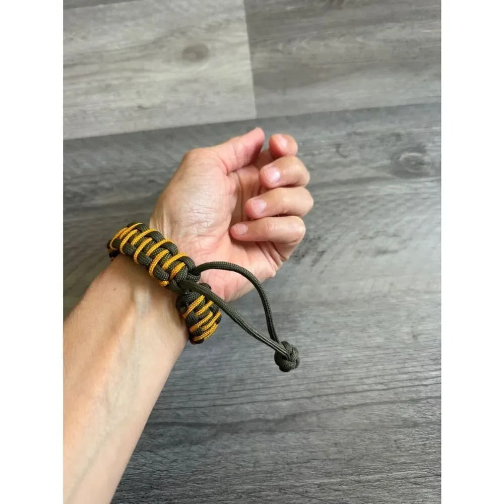 Paracord Bracelet NEW Unisex Handmade Green Bay Packers Green Gold